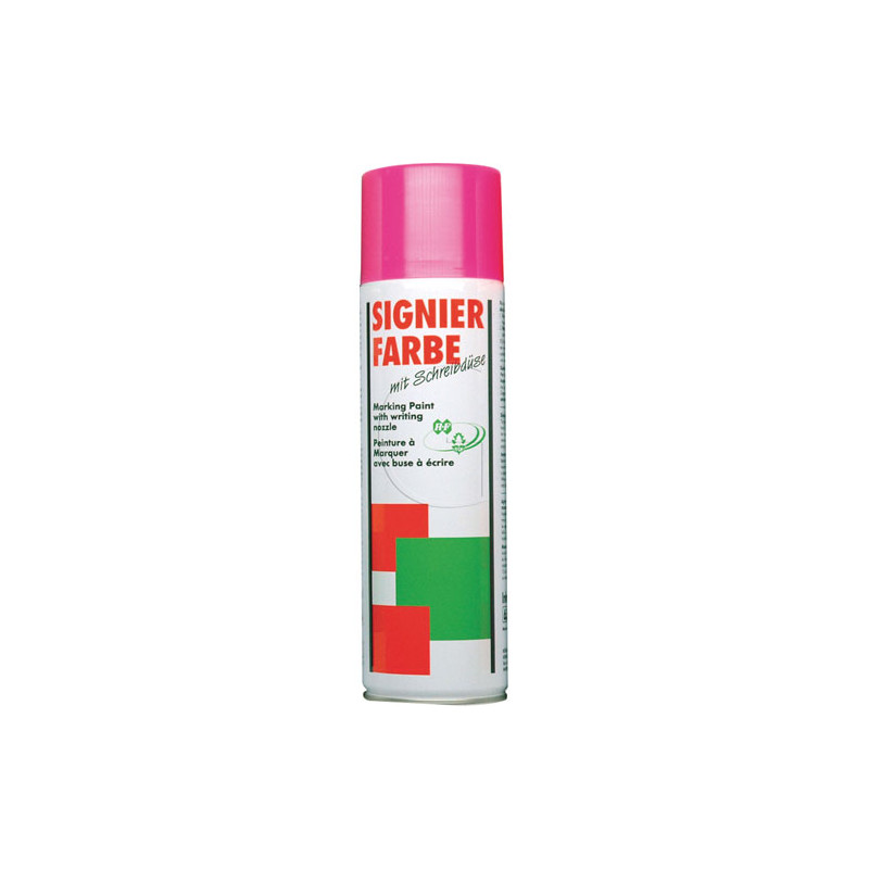 Bombe de marquage fluo rouge 500ML