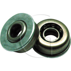 roulements roues  Hauteur : 12,50 mm     Diamètre intérieur : 10,20 mm     Diamètre extérieur : 27,00 mm
