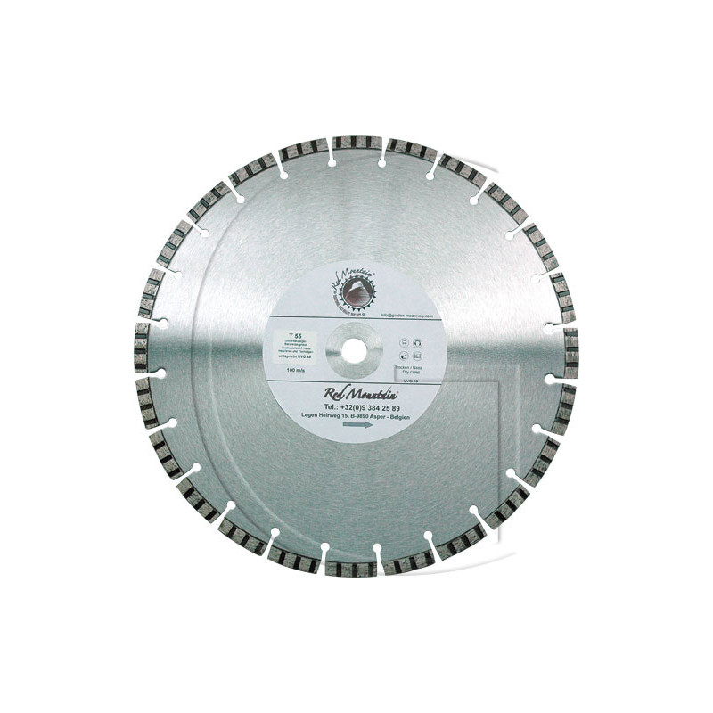 Disque diamant de qualité supérieure, segment turbo Ø 350mm x 20mm