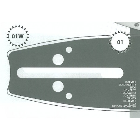 Guide De Chaîne Sägenspezi 50cm Pour Tronçonneuse Husqvarna 350 - Qualité Et Durabilité Assurées