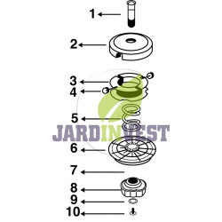 Oeillets de tête à fil nylon universe: P120  Ø ext 11.9 mm / Ø int 4.3 mm