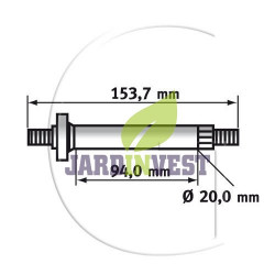 Arbre de palier MTD 738-0933