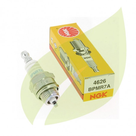 Bougies Allumage BPMR7A - Lot De 5 - Compatibles Tondeuse, Débroussailleuse - Diamètre 14mm - 10