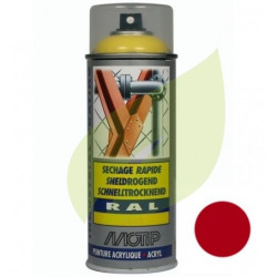 Bombe de peinture rouge MTD aérosol 400 ml