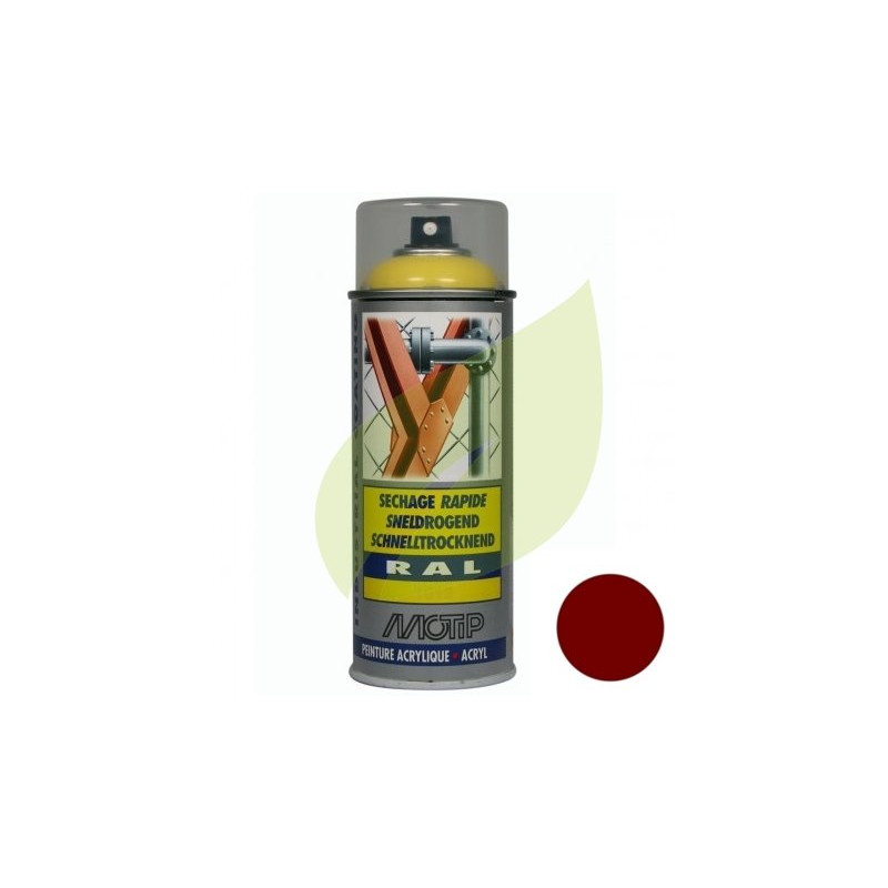 Bombe de peinture rouge TORO aérosol 400 ml