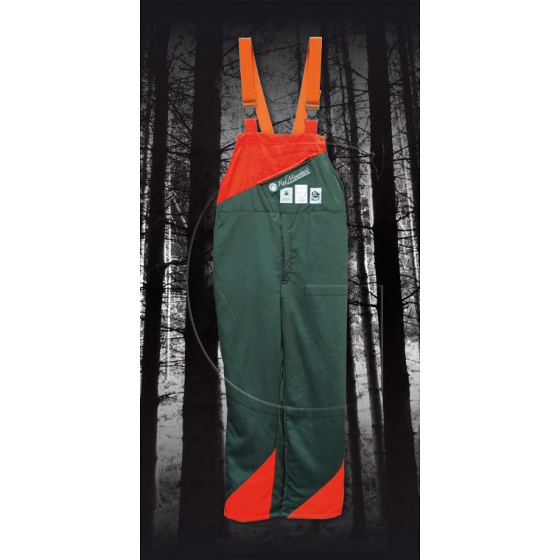 Salopette de protection forestière taille XL 58-182cm