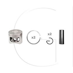 Piston compatible avec tronconneuse HOMELITE CSP4518, CSP4520 