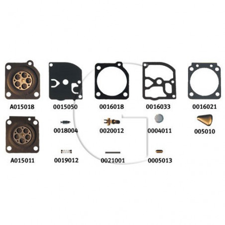 KIT RIPARAZIONE GUARNIZIONI MEMBRANA 224044 CARBURATORE ZAMA RB 149